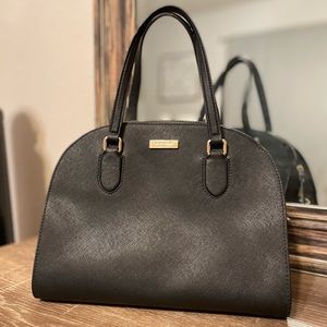 Kate Spade black leather purse EUC